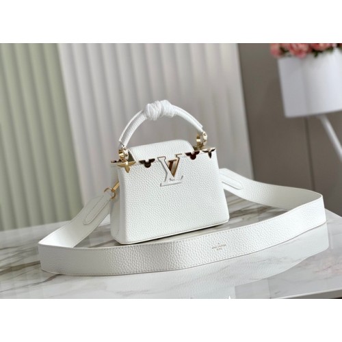 Louis Vuitton CAPUCINES MINI M59268 blanco
