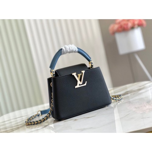 Louis Vuitton CAPUCINES MINI M59652 Negro