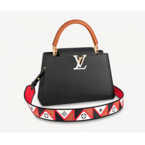 Louis Vuitton CAPUCINES MM M58608 Negro