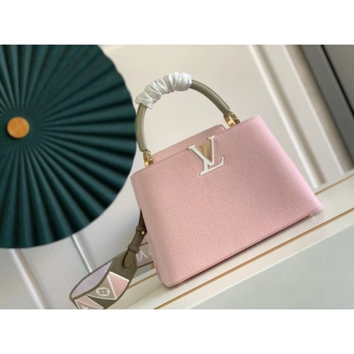 Louis Vuitton CAPUCINES MM M58608 rosa