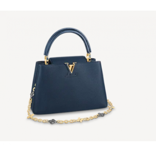 Louis Vuitton CAPUCINES MM M59209 Azul marino