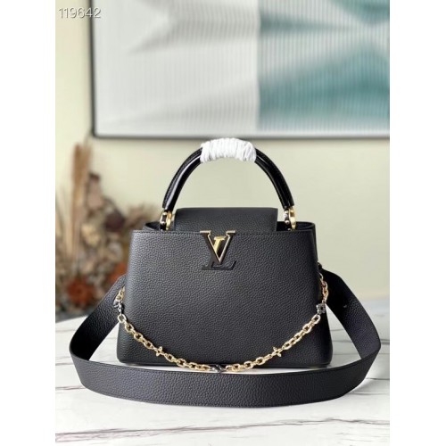 Louis Vuitton CAPUCINES MM M59209 negro