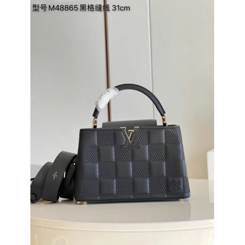 Louis Vuitton CAPUCINES PM M48865 negro