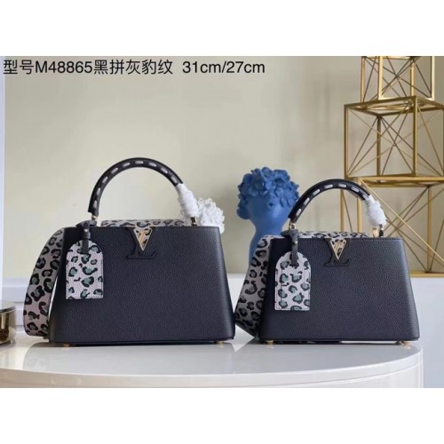 Louis Vuitton CAPUCINES PM M48865 negro