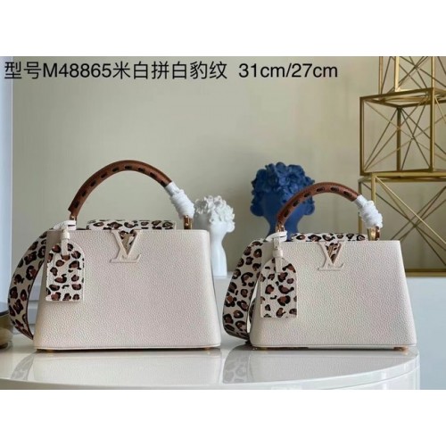 Louis Vuitton CAPUCINES PM M48865 blanco