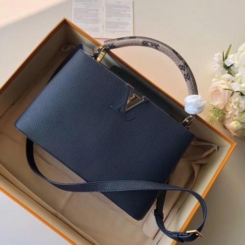 Louis Vuitton CAPUCINES PM M51814 azul oscuro