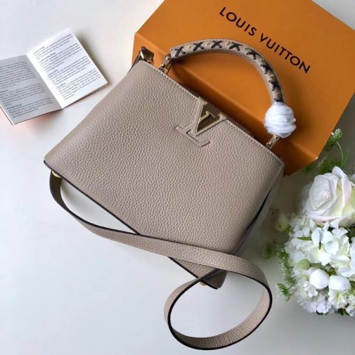 Louis Vuitton CAPUCINES PM M52387 gris