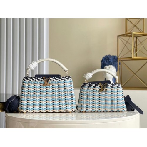 Louis Vuitton CAPUCINES MINI M94519 azul