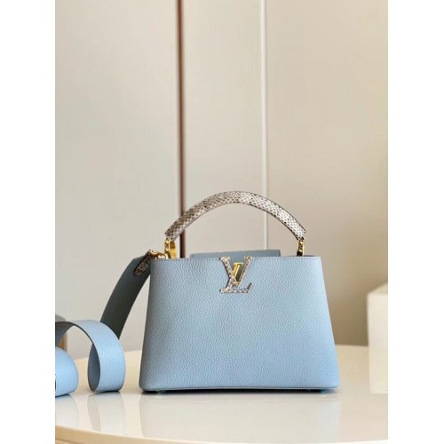 Louis Vuitton CAPUCINES PM M97980 azul claro