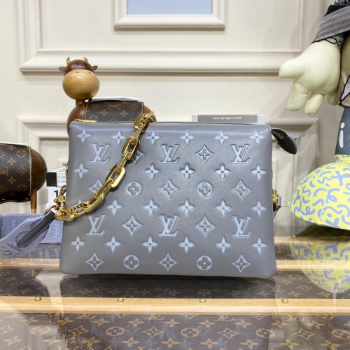 Louis Vuitton COUSSIN MM M20771 Gris y azul