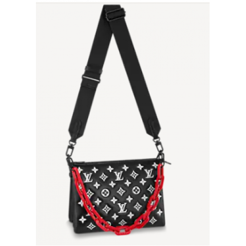 Louis Vuitton COUSSIN PM M59398 negro blanco