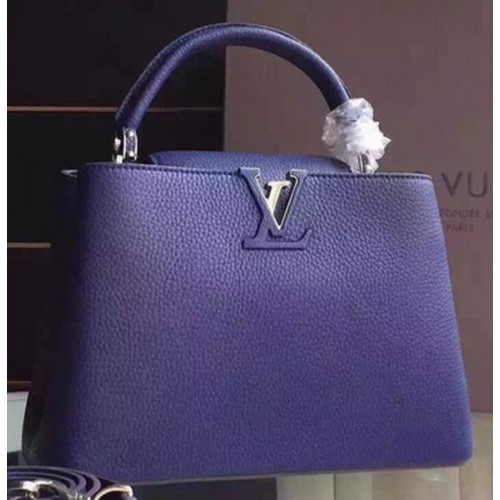 Bolso tote Louis Vuitton Capucines BB M94754 Azul
