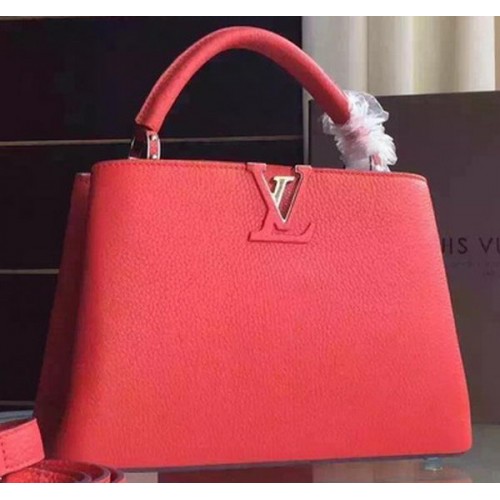 Bolso tote Louis Vuitton Capucines BB M94754 Rojo