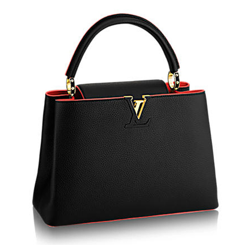 Louis Vuitton Capucines MM M95509 Noir Flamenco