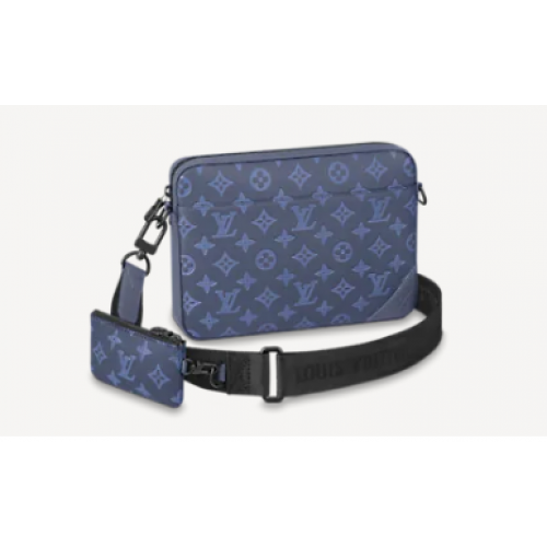 Louis Vuitton DUO MENSAJERO M45730 Azul Marino