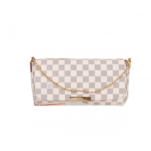 Louis Vuitton Damier Azur Lienzo Favorito MM N41275