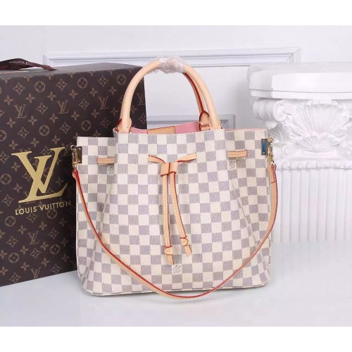 Louis Vuitton Bolso de hombro de lona Damier Azur 41579