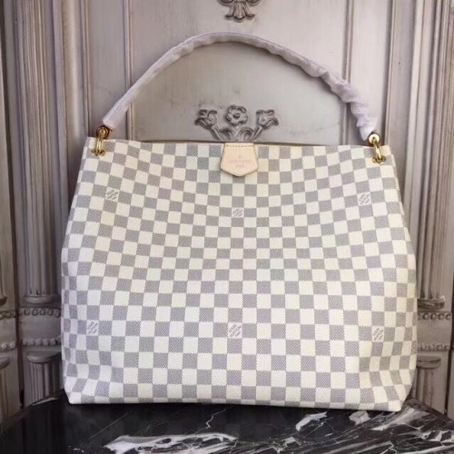 Louis Vuitton Damier Azur Lienzo elegante 43704