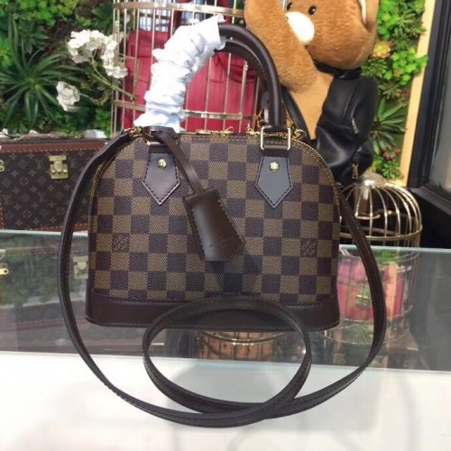 Louis Vuitton Lona Damier Ebene ALMA BB N41221
