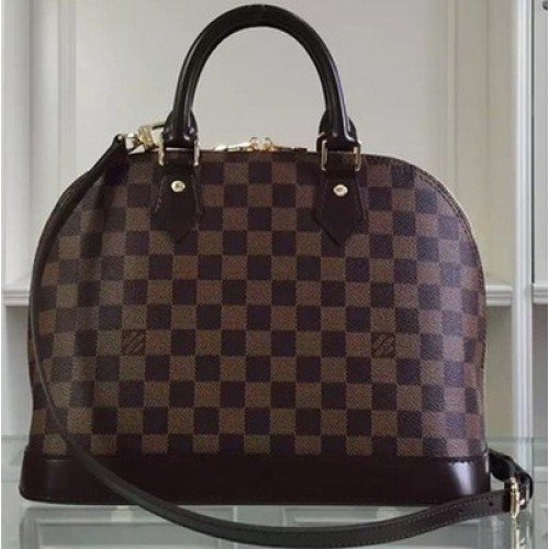 Bolso Louis Vuitton Damier Ebene Canvas ALMA MM N41247