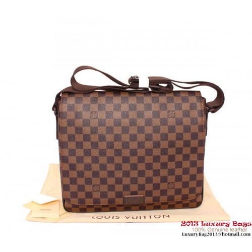 Louis Vuitton Damier Ebene Canvas District MM Bolsas de mensajero N41212