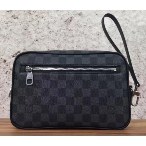 Louis Vuitton Lona Damier Grafito CLUTCH KASAI N41664