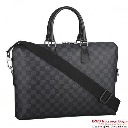 Louis Vuitton Damier Graphite Canvas Maletín Día N48224