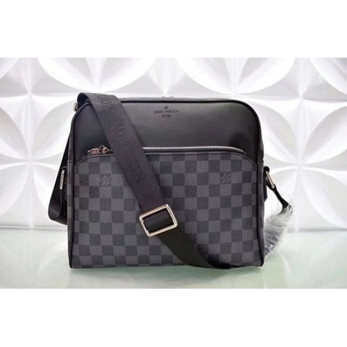 Bolso de hombro de lona Damier Graphite de Louis Vuitton N41409