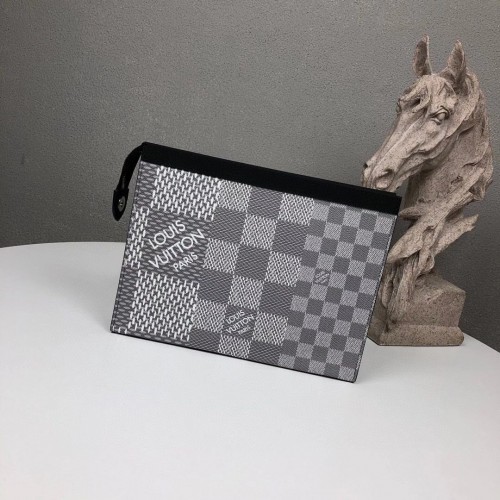 Louis Vuitton Damier Grafito POCHETTE VOYAGE MM M60443 Gris