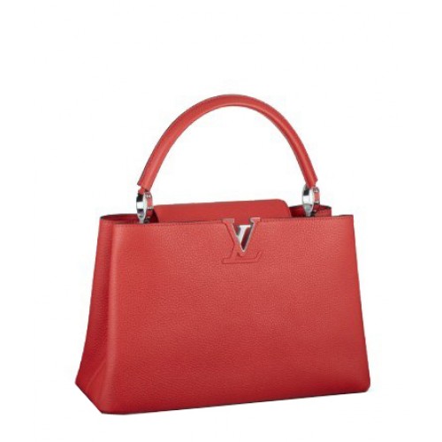 Bolso Louis Vuitton Elegant Capucines MM M94412 Rojo