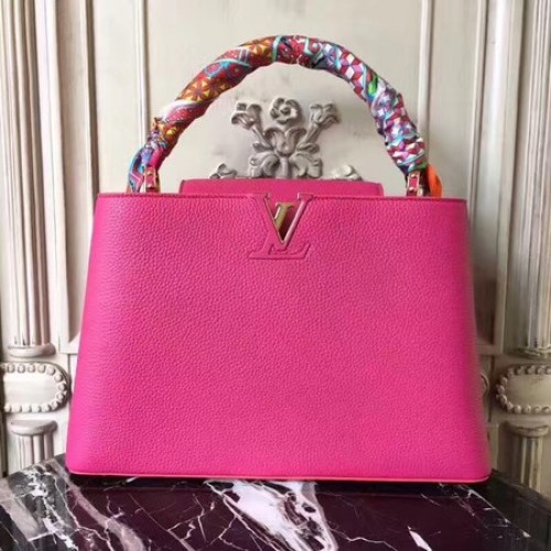 Bolsos Louis Vuitton Elegant Capucines MM M41813 Rosa