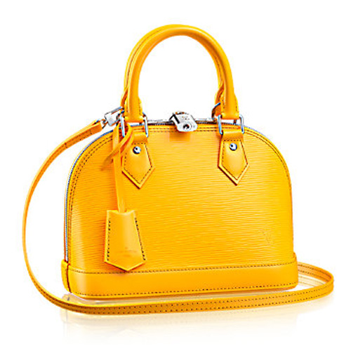 Louis Vuitton Epi Cuero Alma BB M40866 Citron