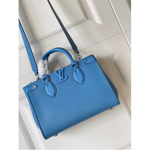Louis Vuitton Epi Cuero original M57680 Azul Bleuet