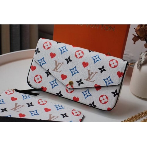 Louis Vuitton FELICIE POCHETTE M61276 blanco