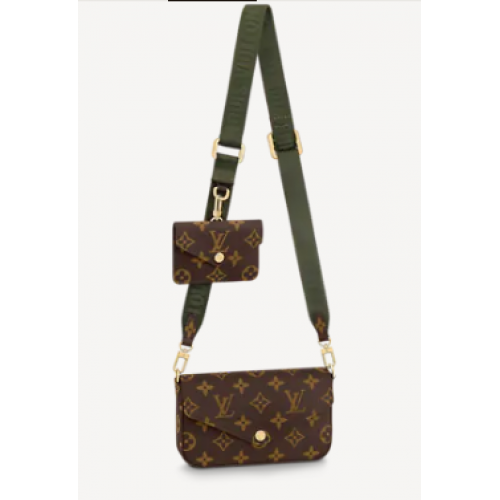 Louis Vuitton CORREA FELICIE GO M80091 Verde caqui