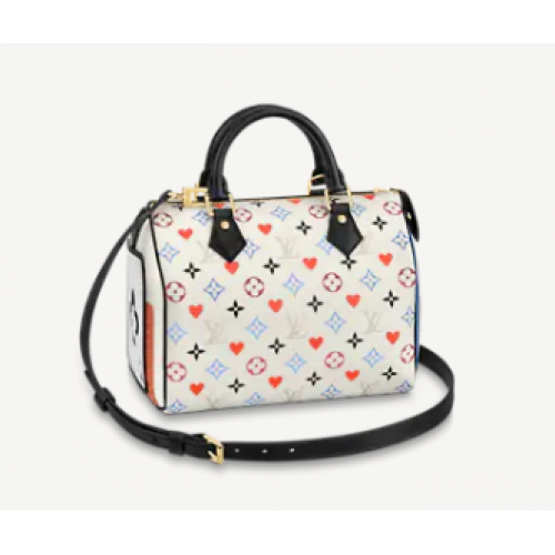 Louis Vuitton GAME ON SPEEDY BANDOULIERE 25 M57466 blanco