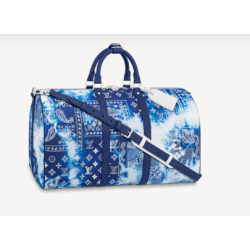 Louis Vuitton KEEPALL 50B M20558 Azul