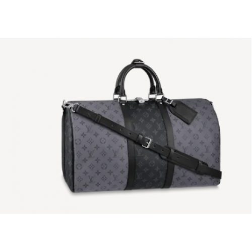 Louis Vuitton KEEPALL BANDOULIERE 50 M45392 negro