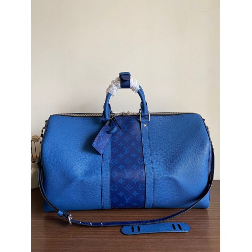 Louis Vuitton KEEPALL BANDOULIERE 50 M53766 Azul