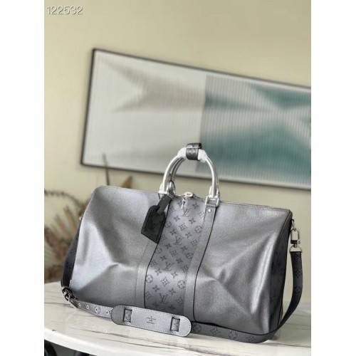 Louis Vuitton KEEPALL BANDOULIERE 50 M53766 gris