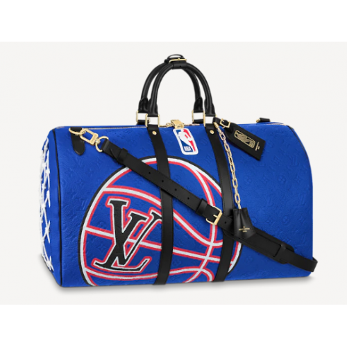 Louis Vuitton KEEPALL BANDOULIERE 55 M21105 Azul