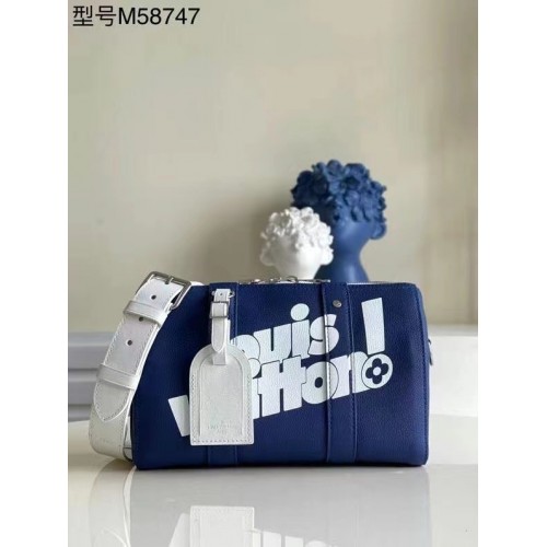 Louis Vuitton KEEPALL XS M80842 azul