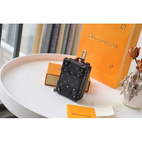 Louis Vuitton KIRIGAMI POUCH BAG CHARM Y LLAVERO M80221 negro