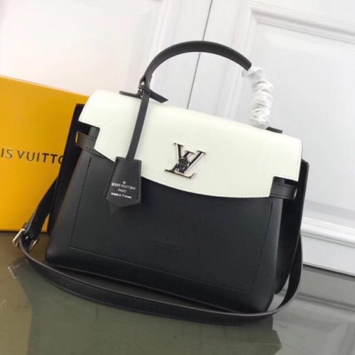 Louis Vuitton LOCKME EVER M51395 blanco y negro