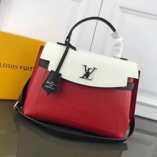 Louis Vuitton LOCKME EVER M51395 rojo y blanco