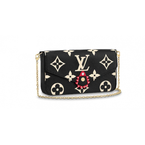 Louis Vuitton Louis Vuitton CRAFTY POCHETTE FELICIE Chain Bag M69515 negro