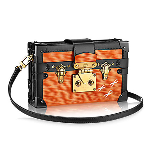 Louis Vuitton M50016 Petite Malle Epi Bolso de cuero Naranja