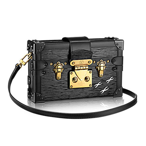 Louis Vuitton M5001N Petite Malle Epi Bolso de cuero Negro
