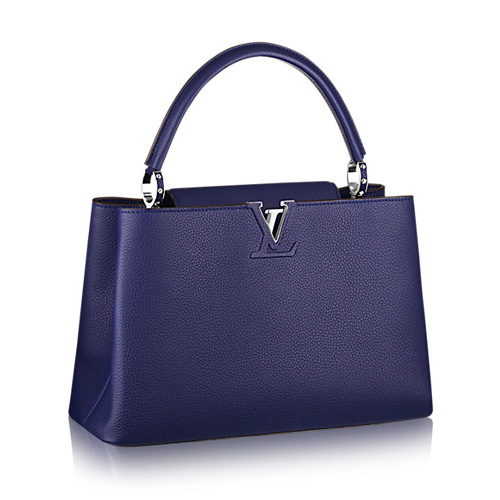 Louis Vuitton M94665 Capucines MM Bolso Indigo