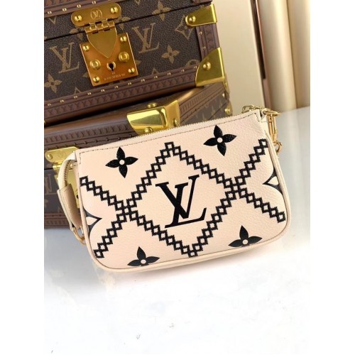 Louis Vuitton MINI POCHETTE ACCESORIOS M81140 blanco